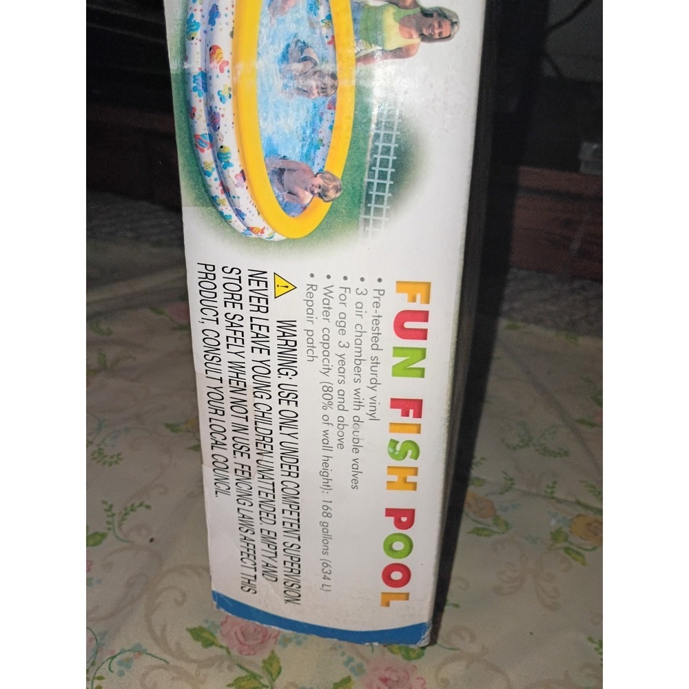Intex Wet Set Inflatable Pool Fun Fish 66"X16" Sealed - Picture 4 of 5